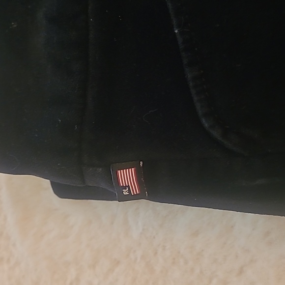 Retro Blk Velvet Pants Polo Ralph Lauren size women's 4 - Picture 7 of 7